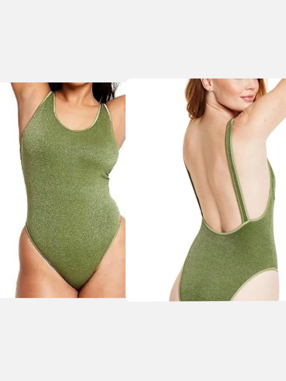 Fe Noel x Target metallic swimsuit
